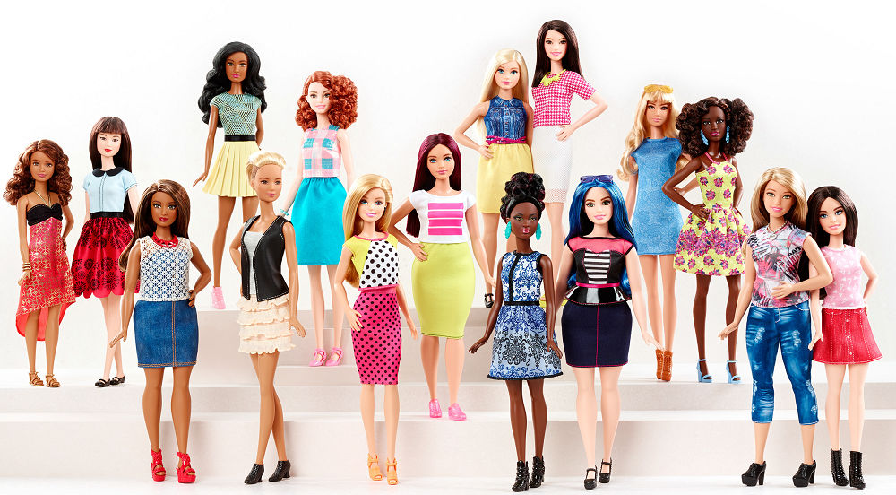 #Barbie ganha três novos tipos de corpo